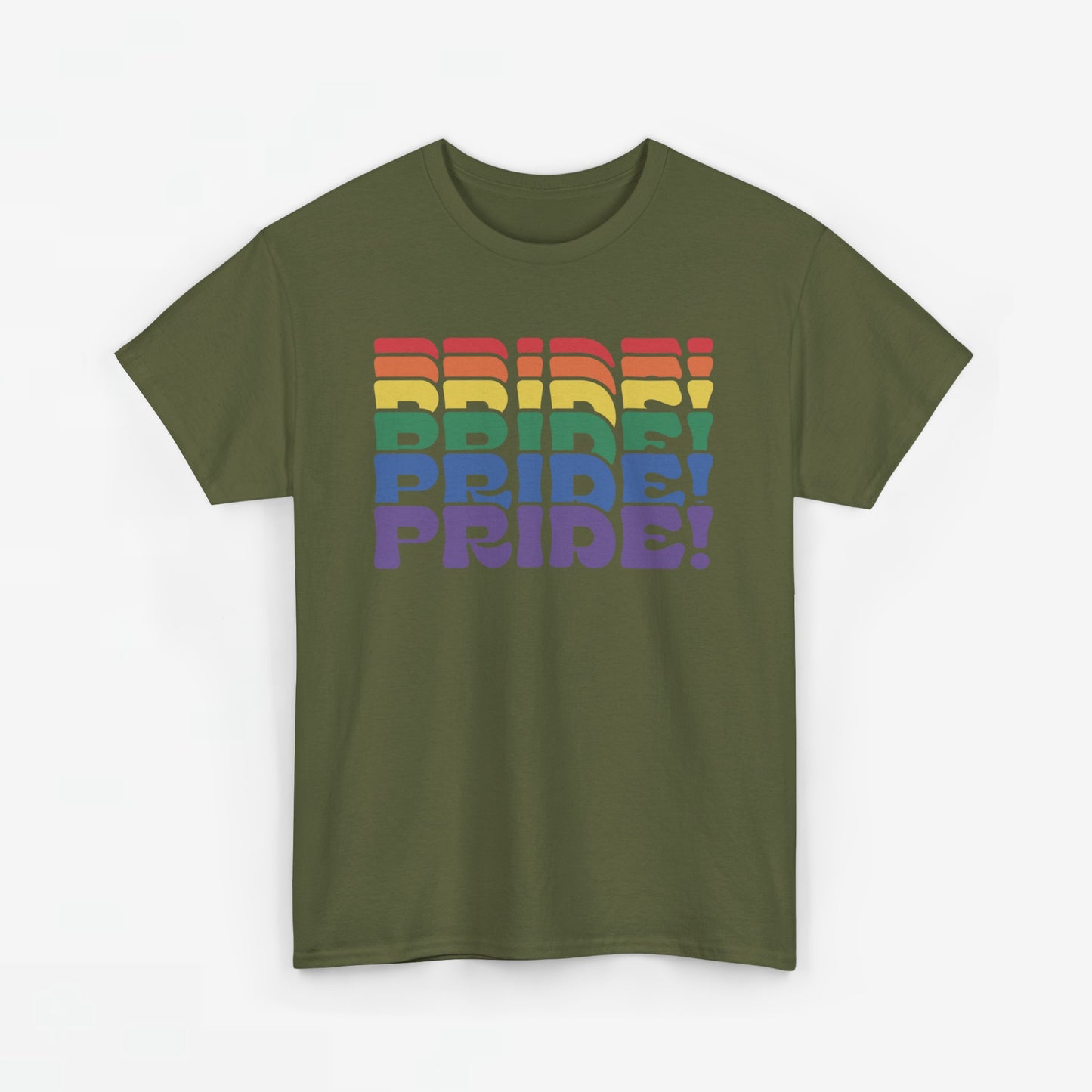 Gay Pride T-shirt - PRIDE! - Oversized #46