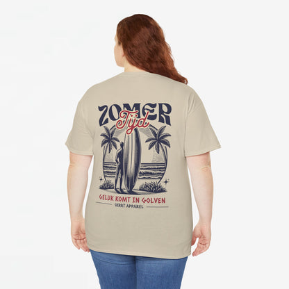 Zomer T-shirt voor Dames - Skrrtshirt Zomervakantie Oversized Tee #4- Zomer Tijd