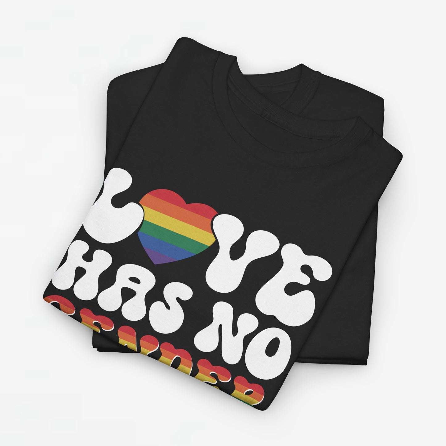 Gay Pride T-shirt - Love Has No Gender - Oversized #20