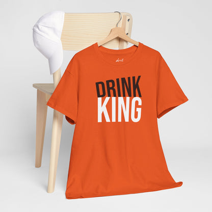 Drink King | Front Print | Koningsdag T-shirt | Oversized