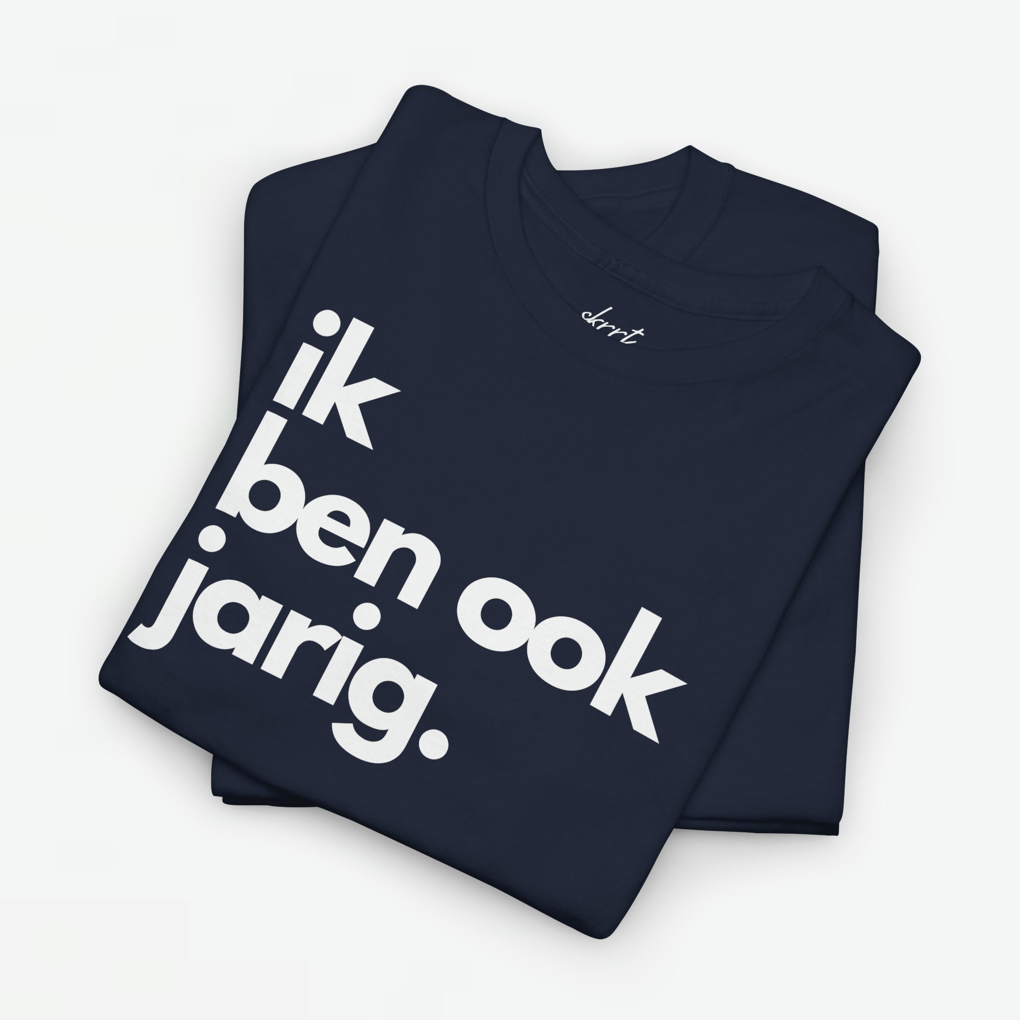Ik ben ook jarig | Front Print | Koningsdag T-shirt | Oversized