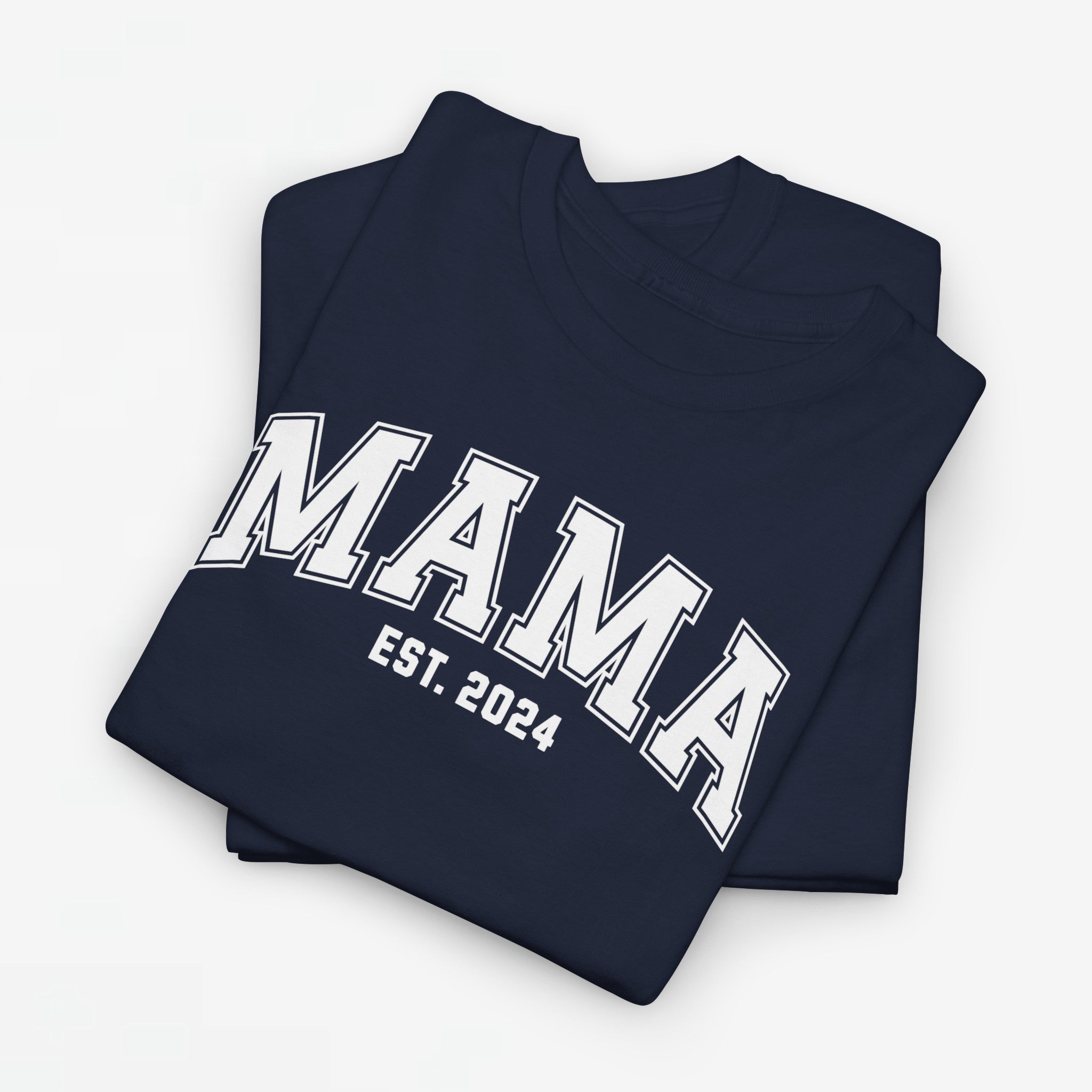 Gepersonaliseerde Moederdag Mama Cadeau - T-shirt - MAMA - EST [Jaar]