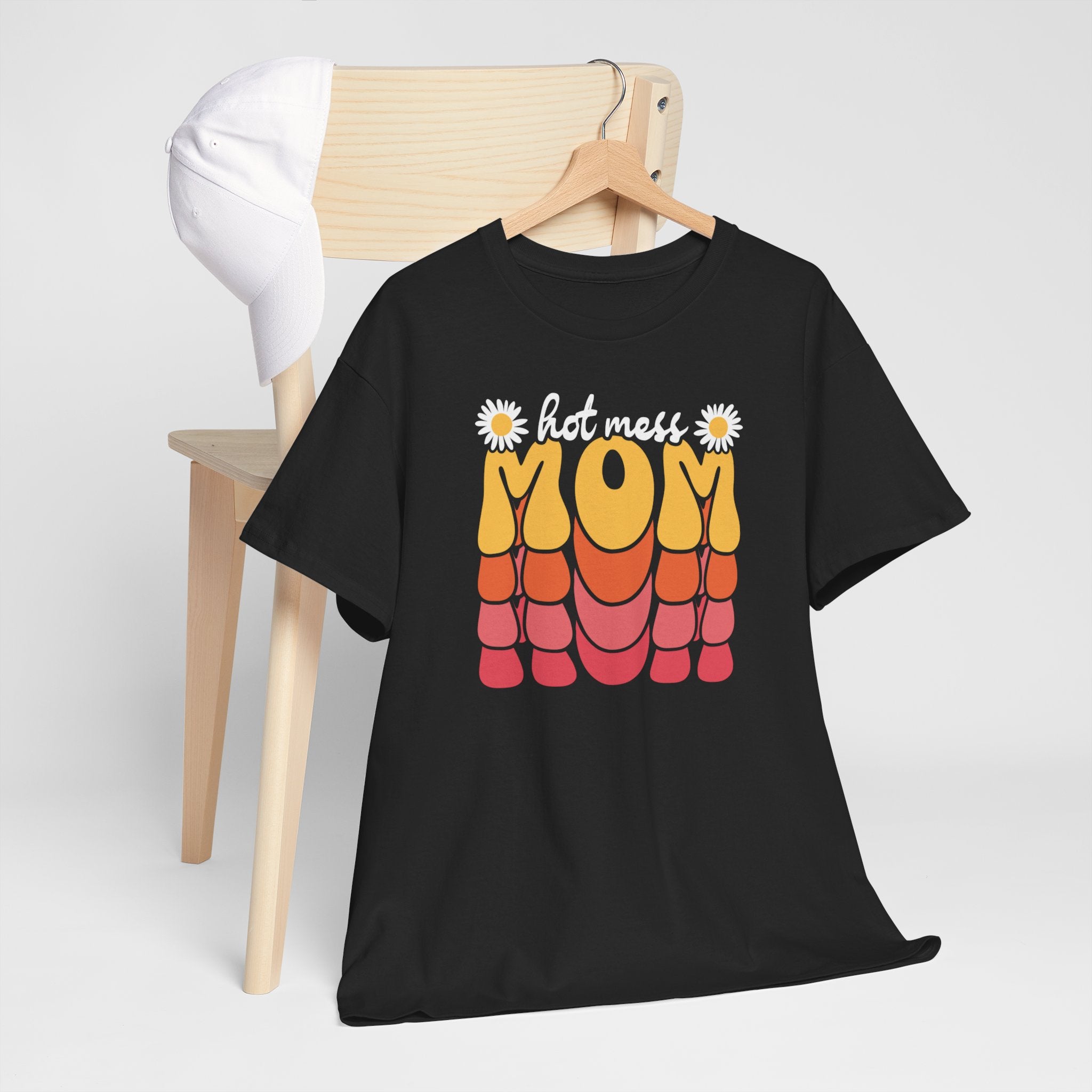 Moederdag Mama Cadeau - T-shirt - Hot Mess Mom - Oversized - #31