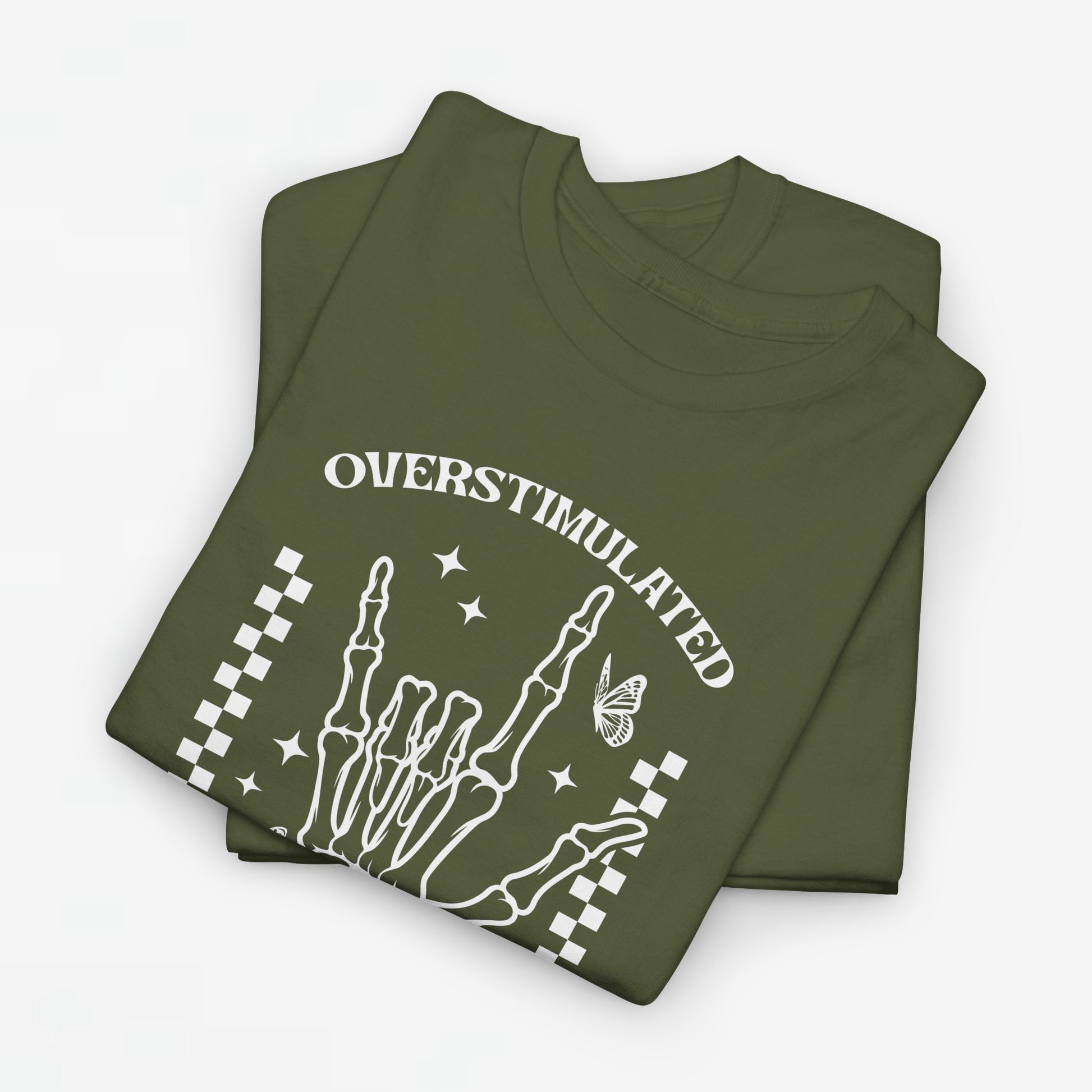 Mother's Day Mom Gift - T-shirt - Overstimulated Moms Club - Oversized - #47 