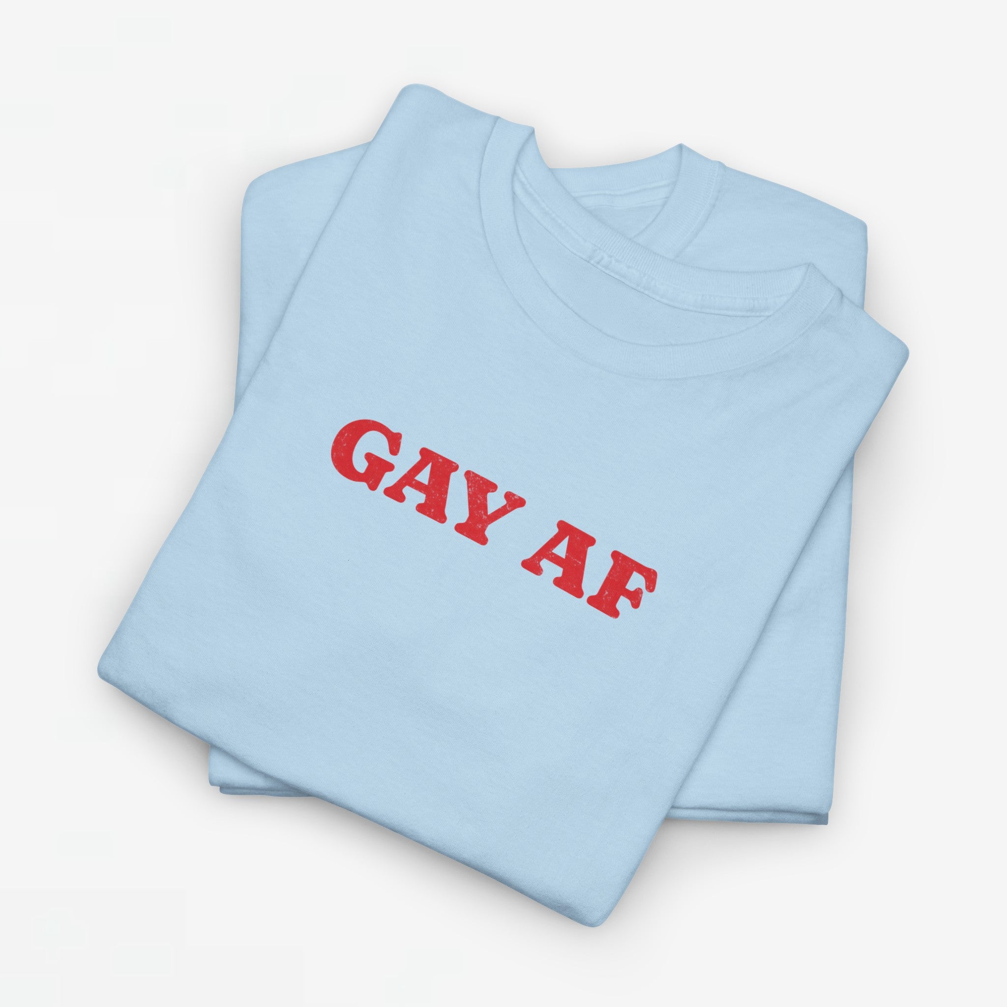 Gay Pride T-shirt -  Gay AF - Oversized Tee