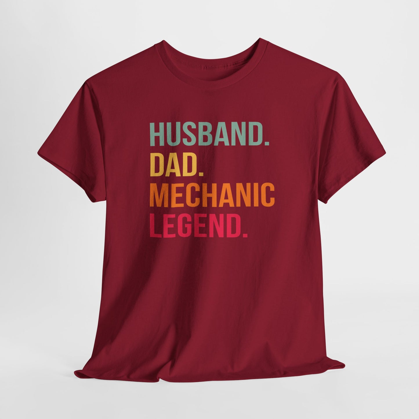 Vaderdag Papa Cadeau - T-shirt - Husband Dad Mechanic Legend - Oversized #46