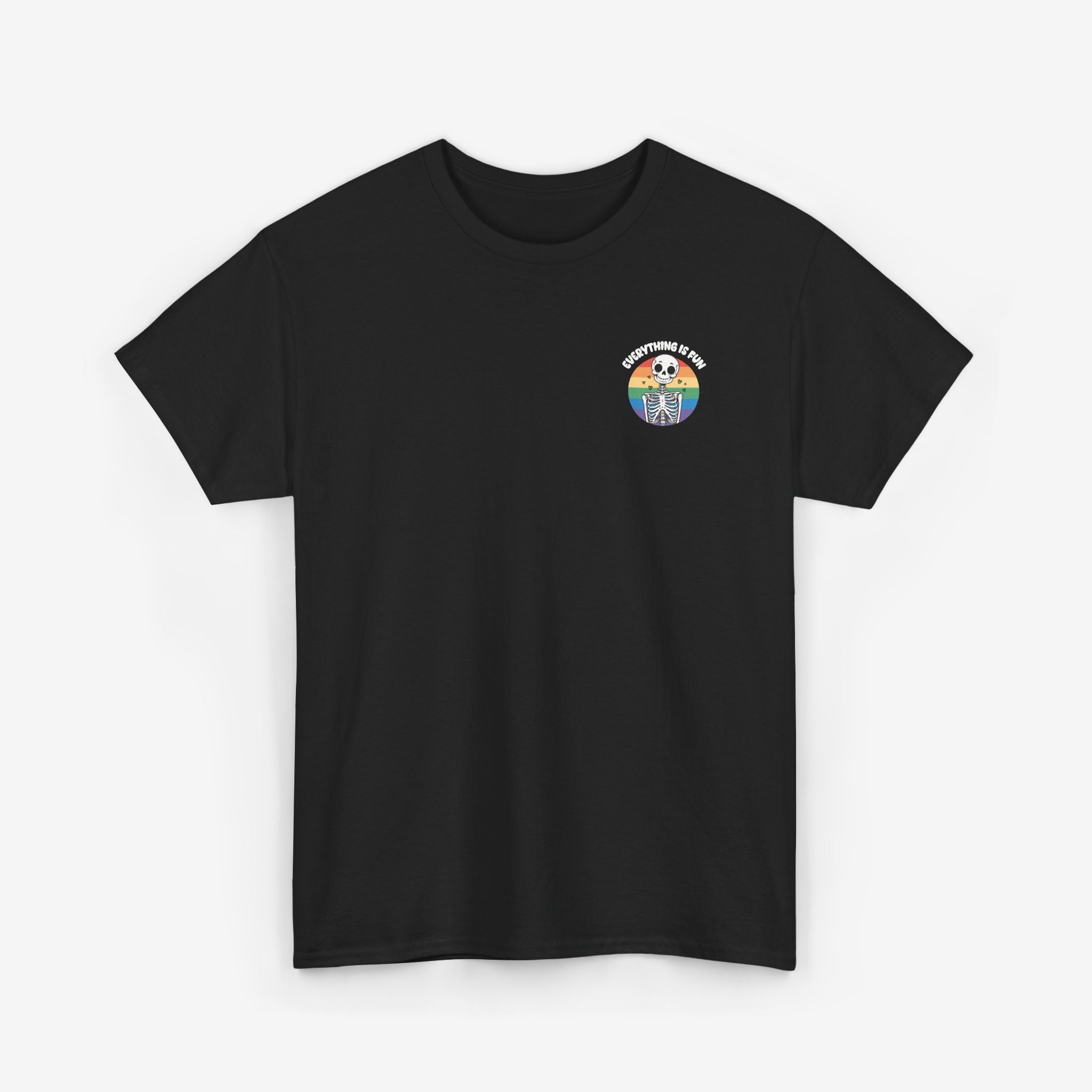 Gay Pride T-shirt - Skelet Everything is Fun | SkrrtShirt