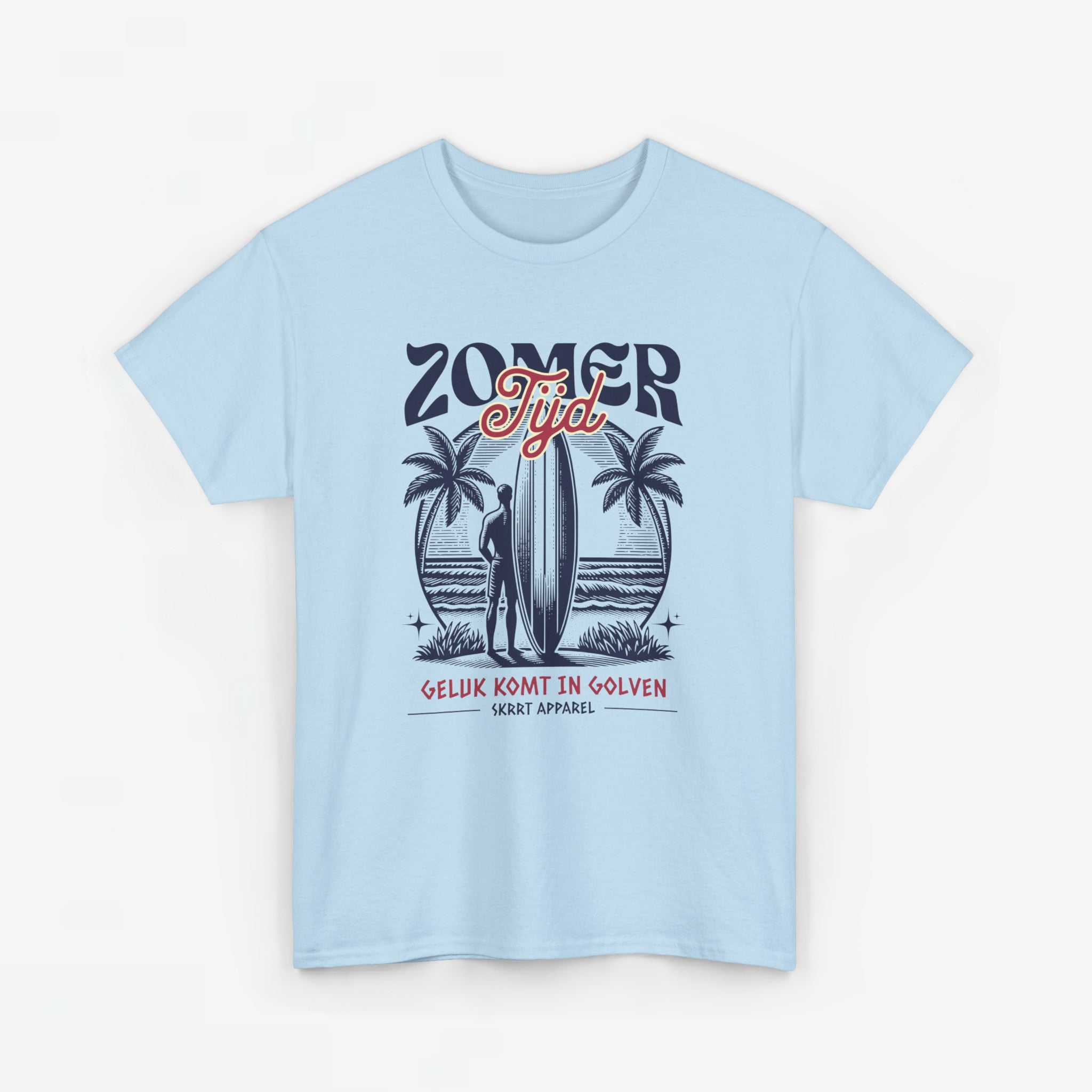 Dames Zomer Oversized T-shirt met print - Zomer Tijd