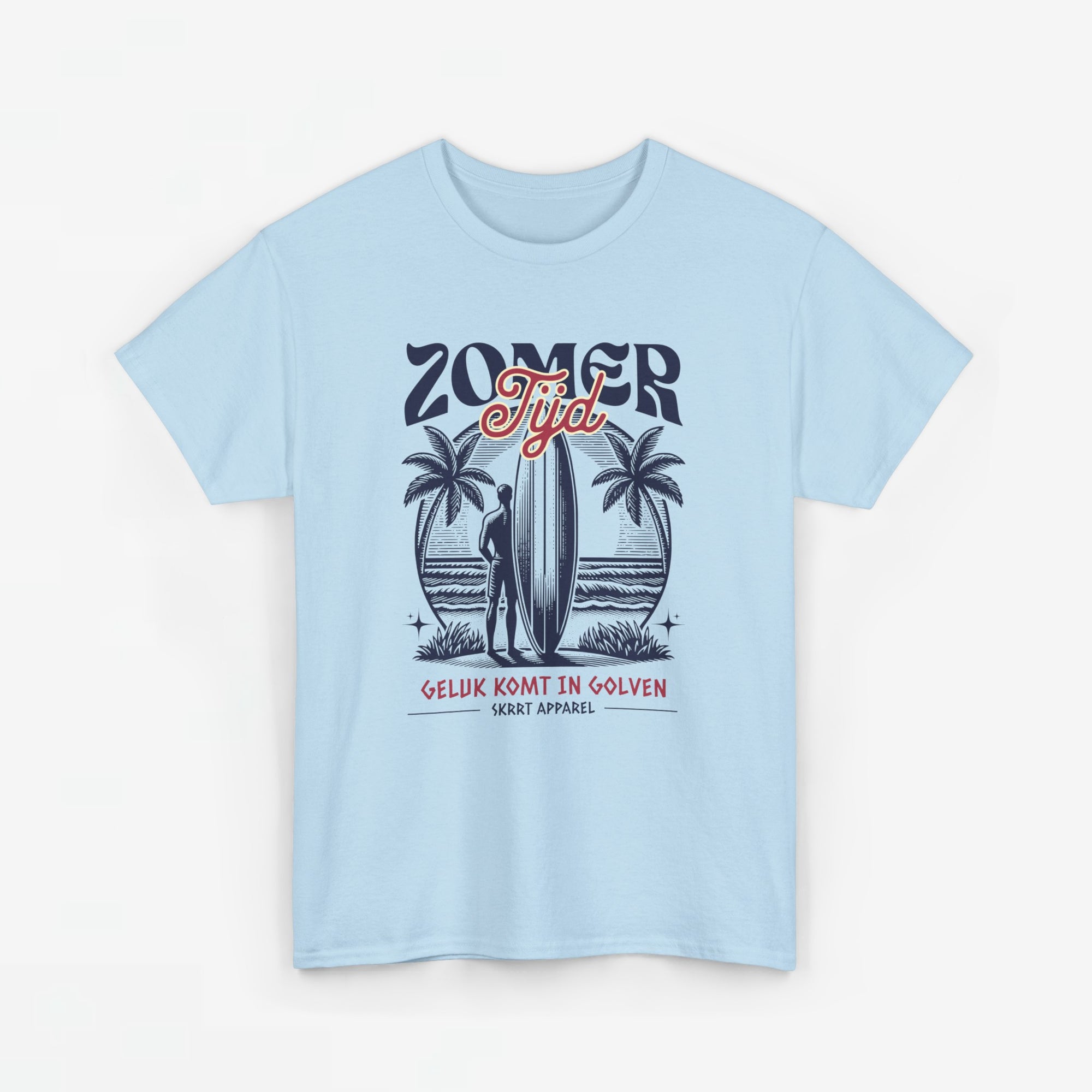 Heren Zomer Oversized T-shirt met print - Zomer Tijd