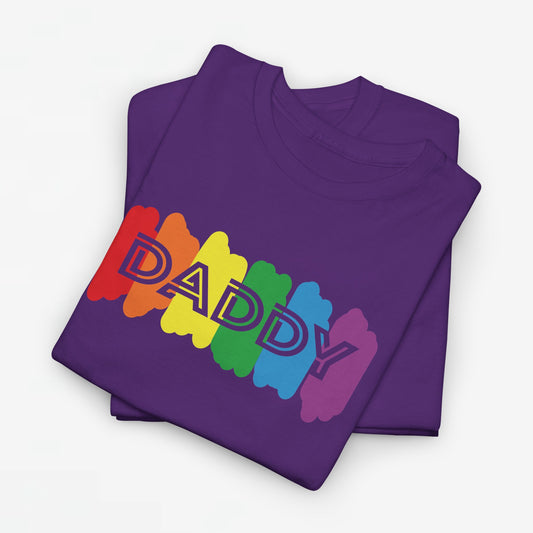 Gay Pride T-shirt - Regenboog Daddy - Oversized #64