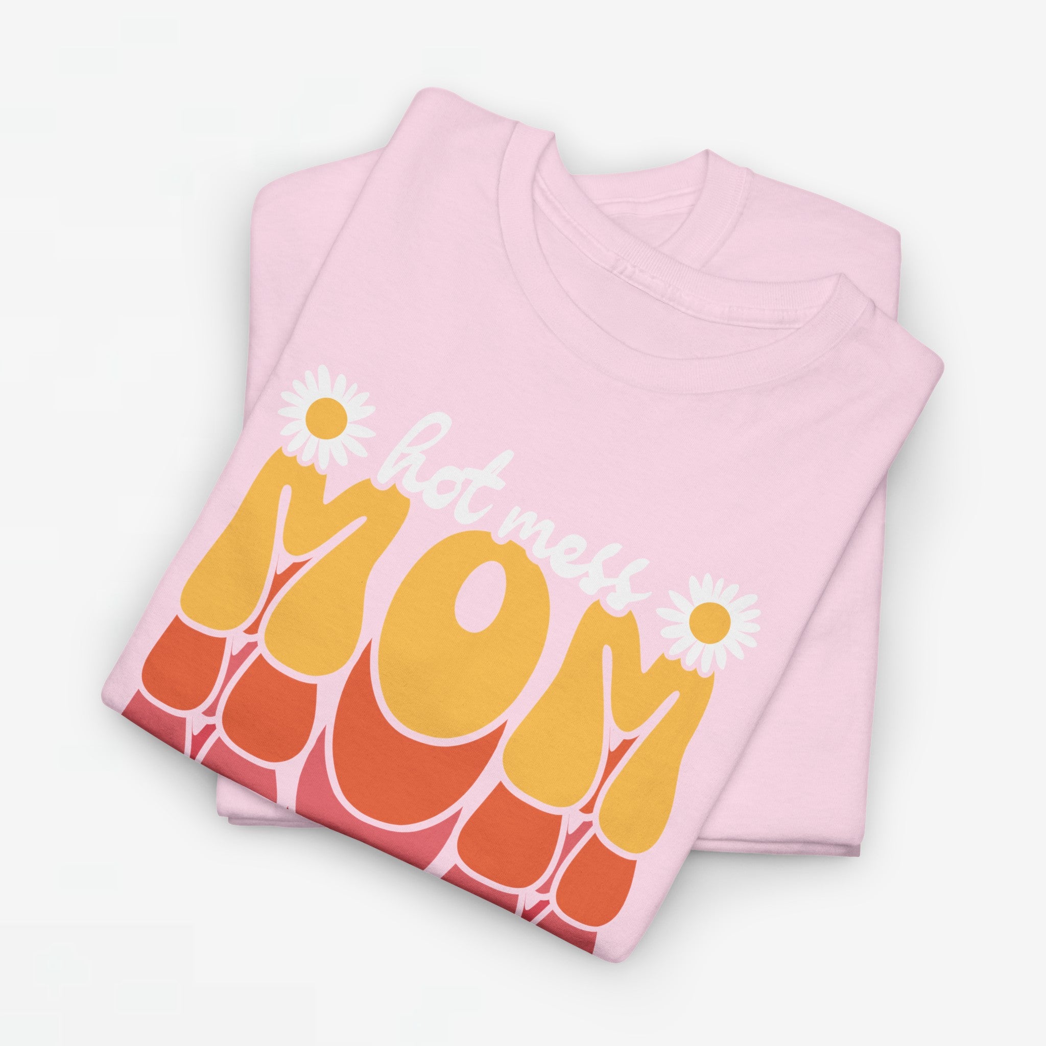 Moederdag Mama Cadeau - T-shirt - Hot Mess Mom - Oversized - #31