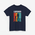 Vaderdag Papa Cadeau - T-shirt - A Superhero without a cape is called PAPA - Oversized #24