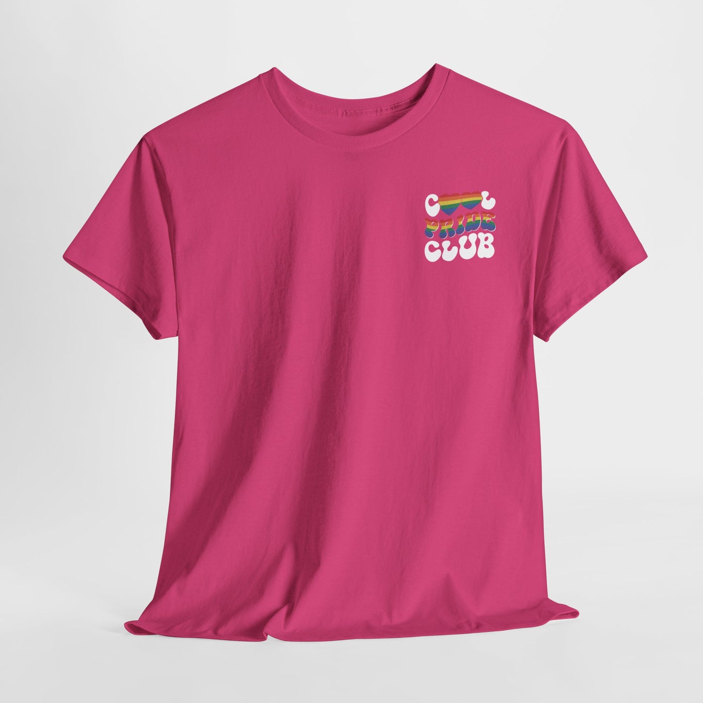 Gay Pride T-shirt - Cool Pride Club - Back Print - Oversized #21