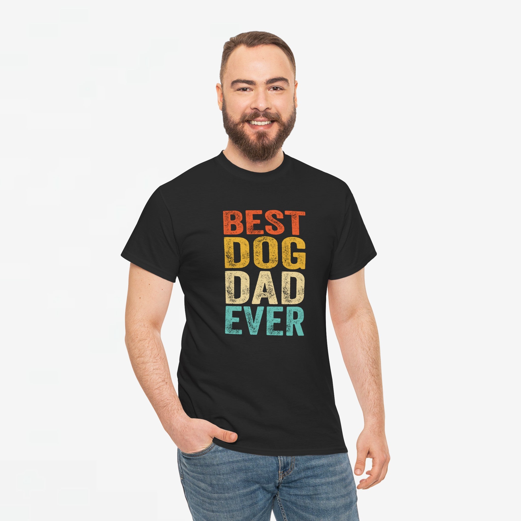 Vaderdag Papa Cadeau - T-shirt - Best Dog Dad Ever - Oversized #27