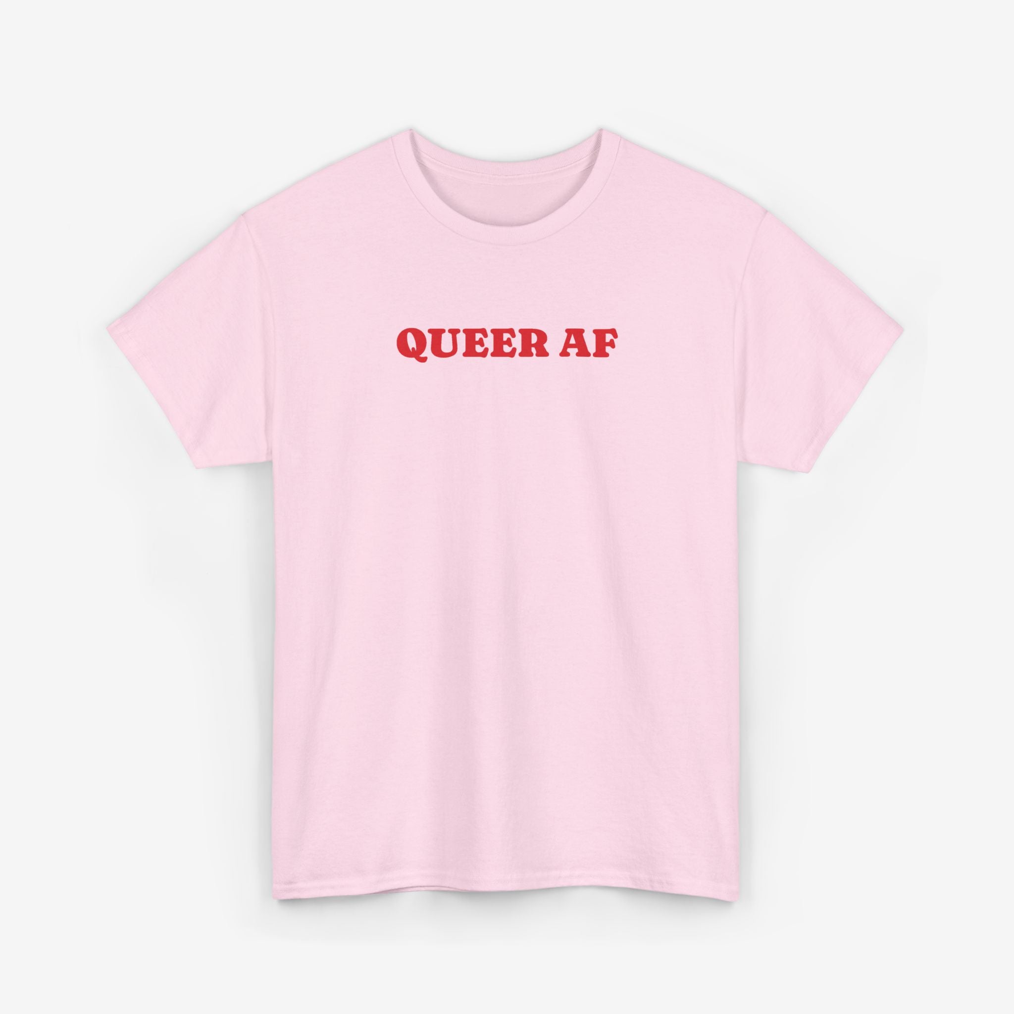 Gay Pride T-shirt - Queer AF | SkrrtShirt