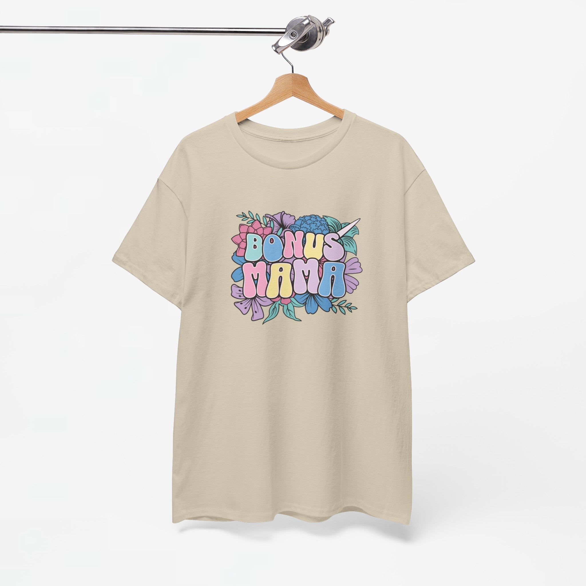 Moederdag Mama Cadeau - T-shirt - Bonus Mama - Oversized - #78