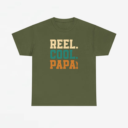 Vaderdag Papa Cadeau - T-shirt -Reel Cool Papa - Oversized #34