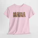 Roze oversized t-shirt met “MAMA” print midden op de borst