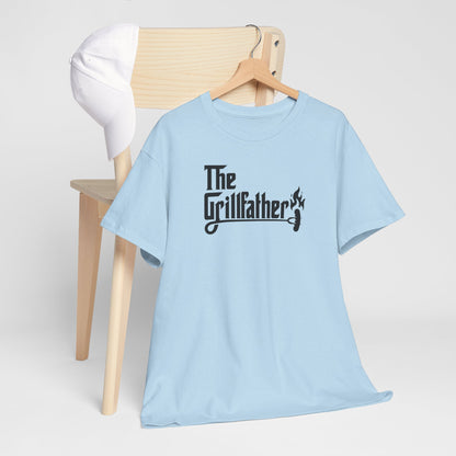 Vaderdag Papa Cadeau - T-shirt - The Grillfather (zwarte tekst) Oversized #2