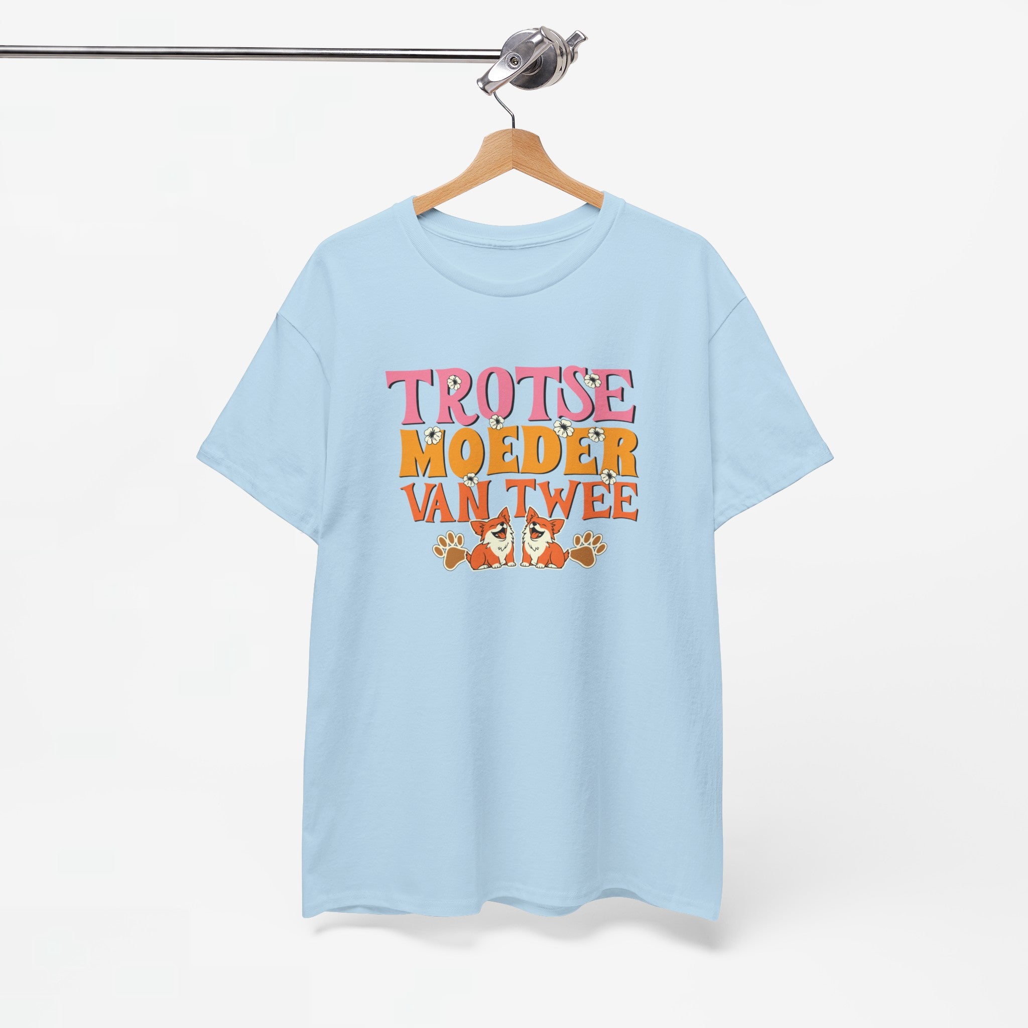 Moederdag Mama Cadeau - T-shirt - Trotse Moeder van Twee - Oversized - #95