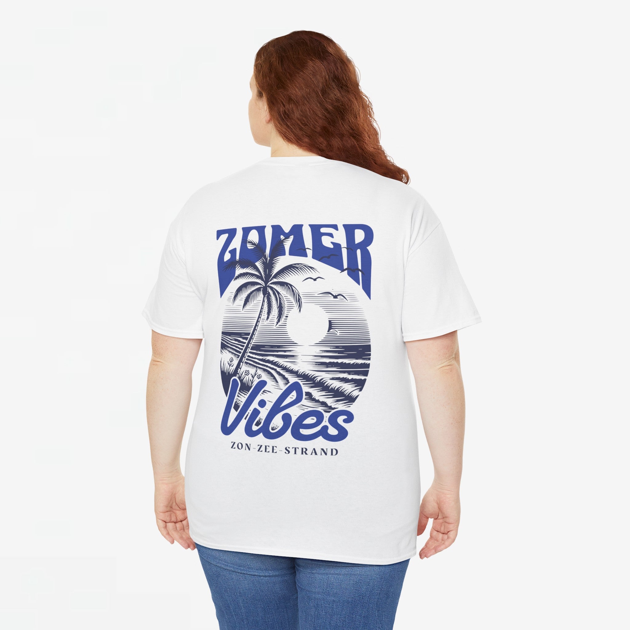 Zomer T-shirt voor Dames - Skrrtshirt Zomervakantie Oversized Tee #3- Zomer Vibes