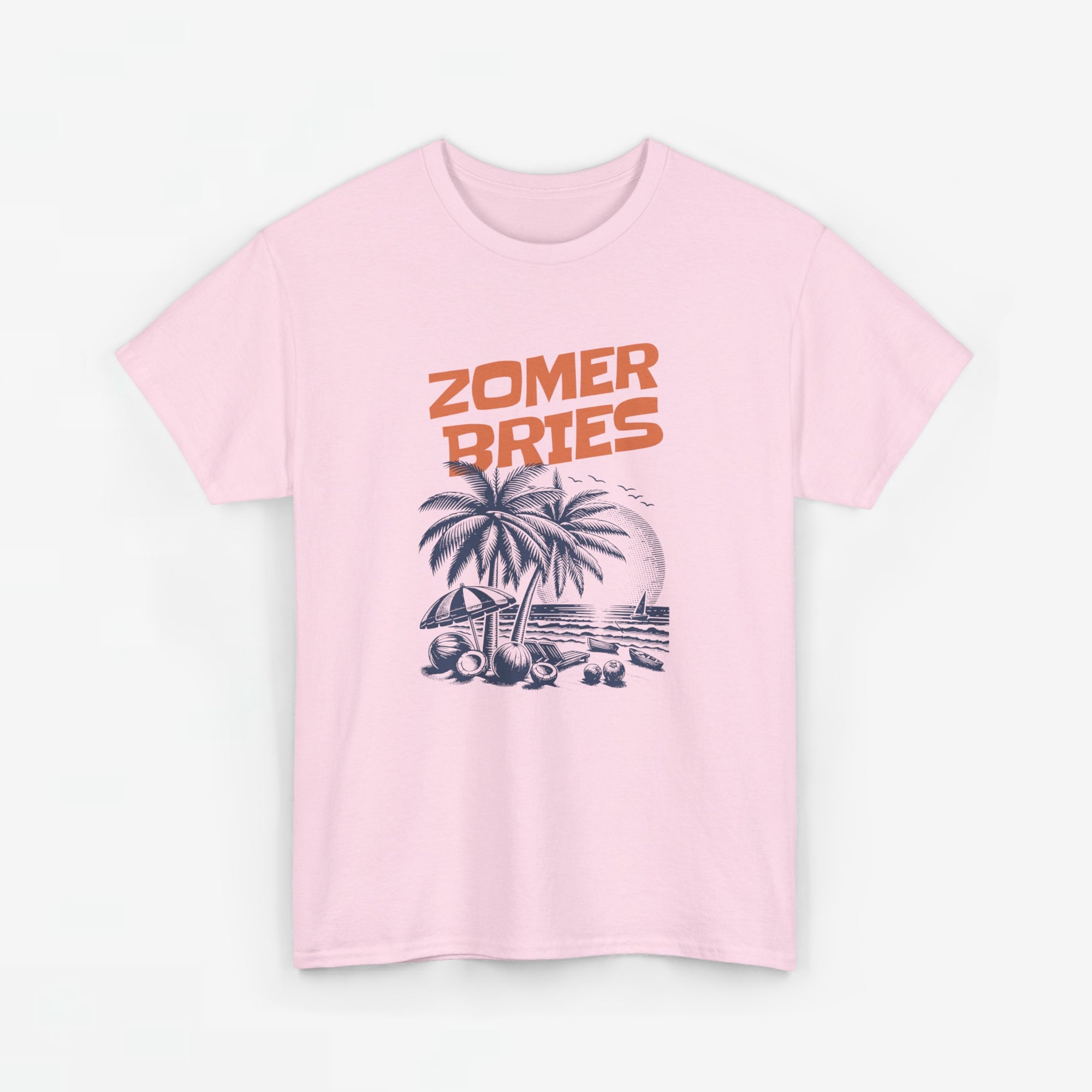 Heren Zomer Oversized T-shirt met print - Zomer Bries