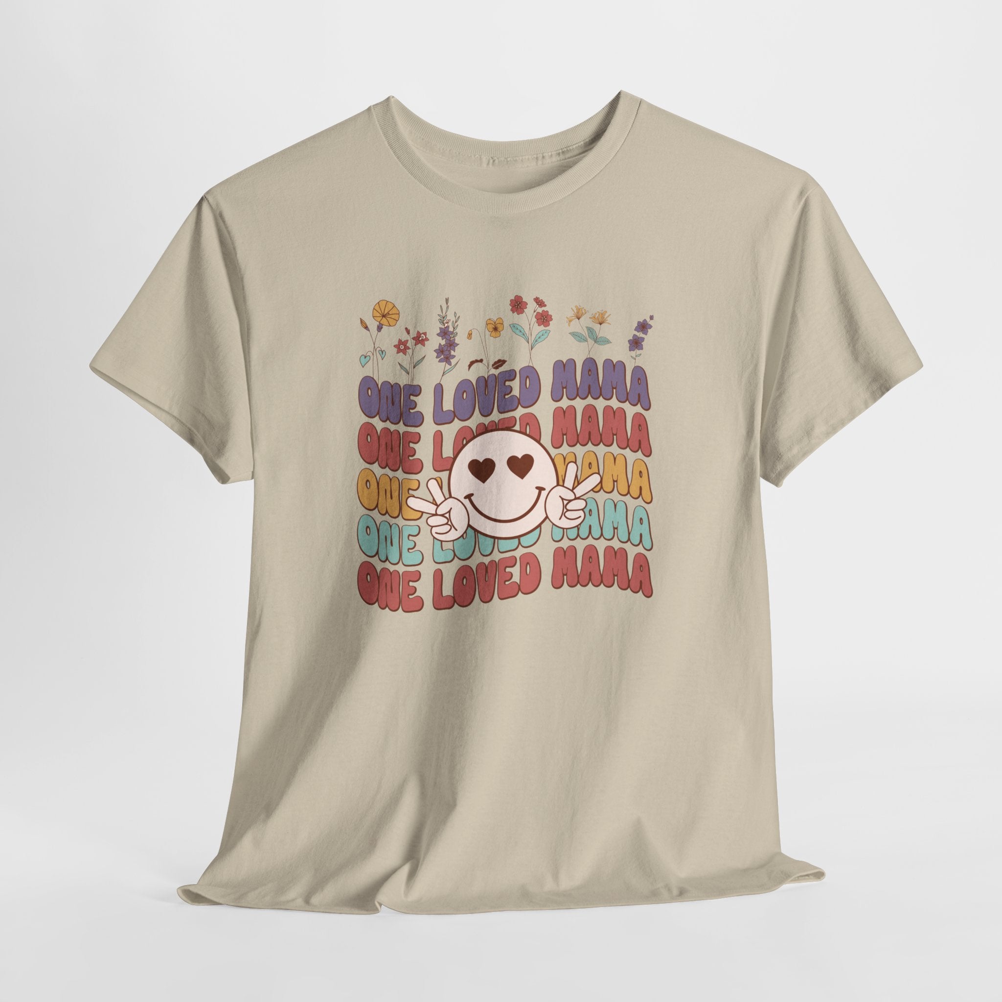 Moederdag Mama Cadeau - T-shirt - One Loved Mama - Oversized - #52