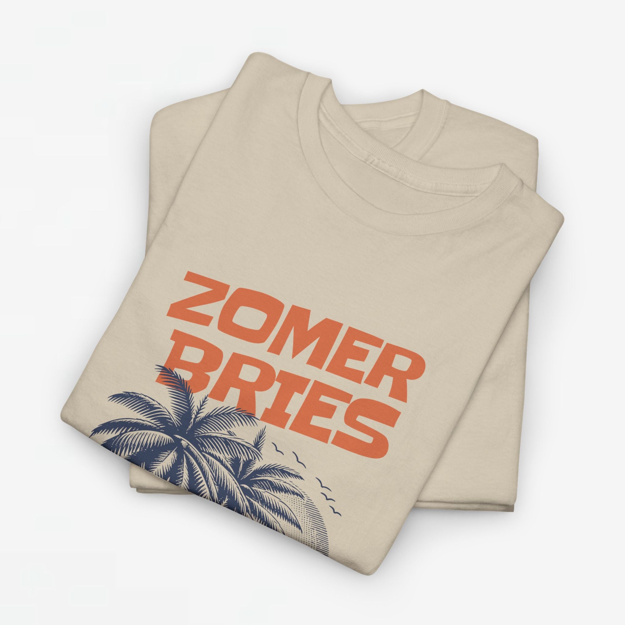 Heren Zomer Oversized T-shirt met print - Zomer Bries
