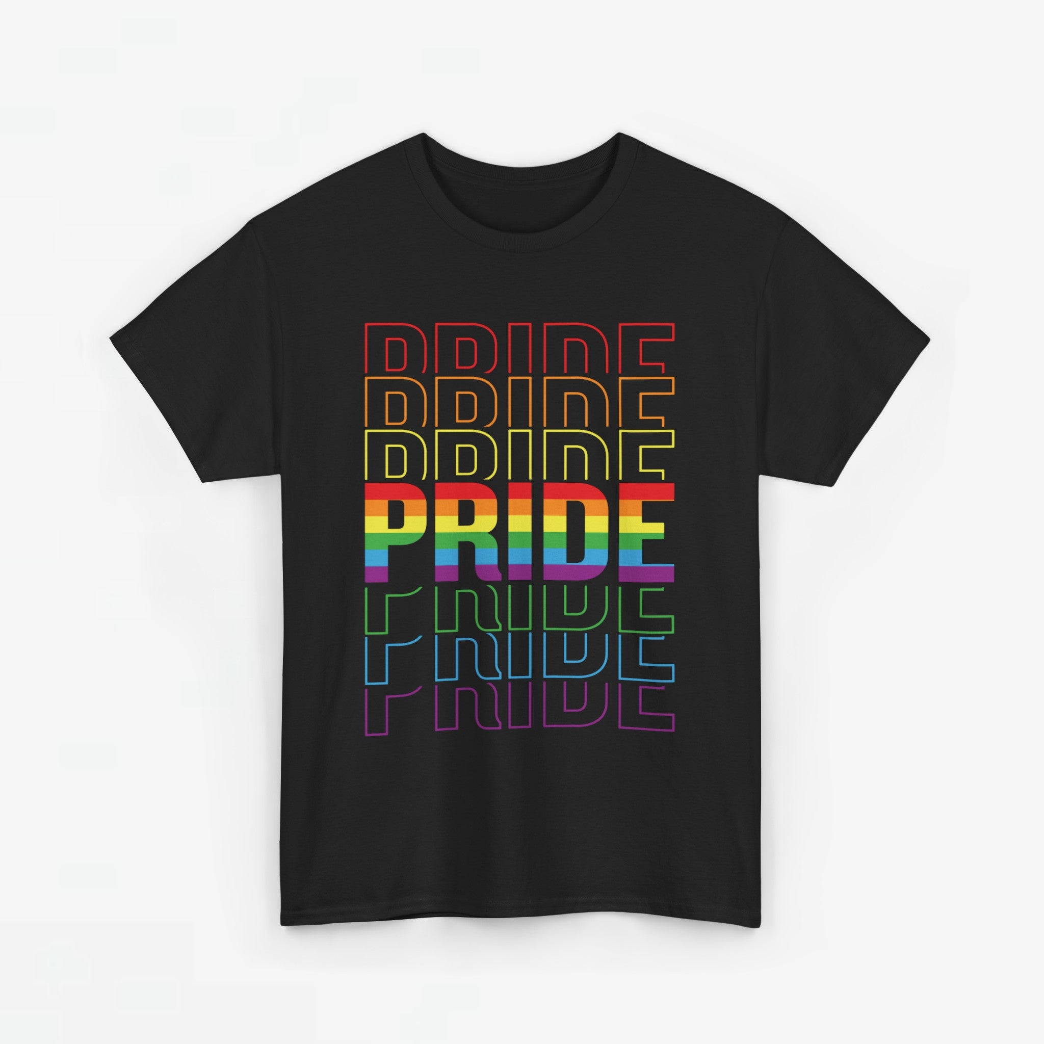 Gay Pride T-shirt - Pride Tekst - Oversized #51