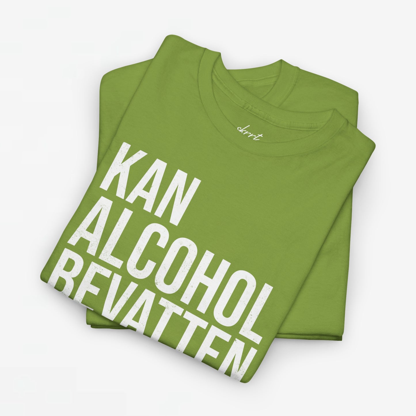 Kan Alcohol Bevatten | Front Print | Koningsdag T-shirt | Oversized