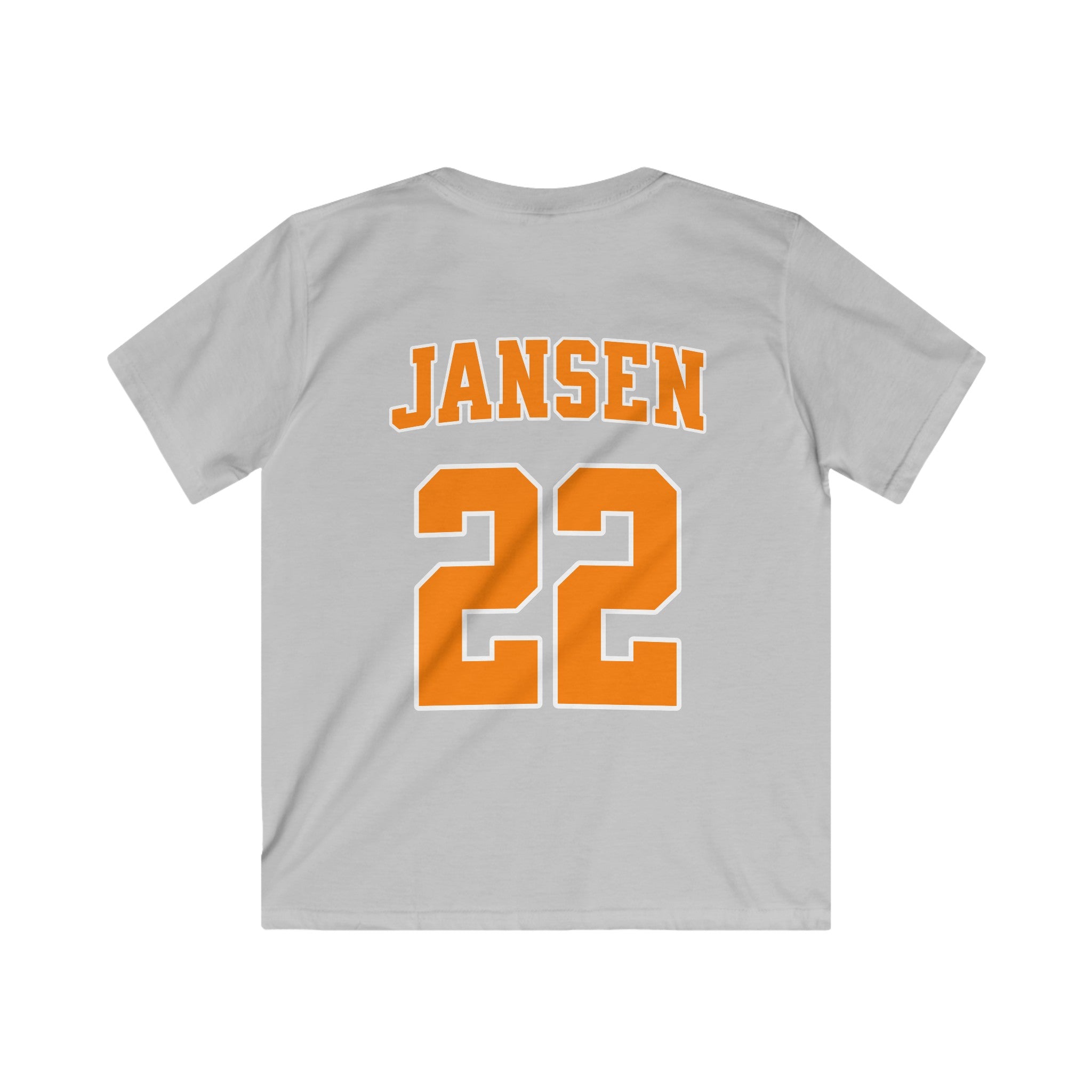 Kind Voetbal T-shirt - EK, WK en Koningsdag Kinderkleding - Personaliseer met Naam, Jaar & Rugnummer - NEDERLAND