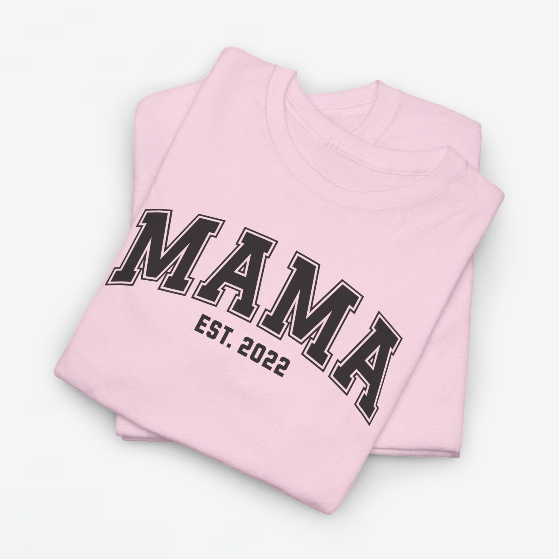 Personalized Mother's Day Mom Gift - T-shirt - MAMA - EST [Year]