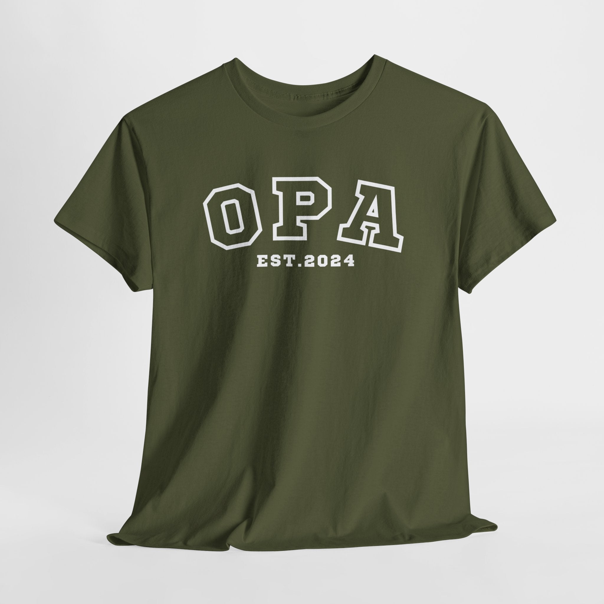 Gepersonaliseerd Opa T-shirt met EST jaartal