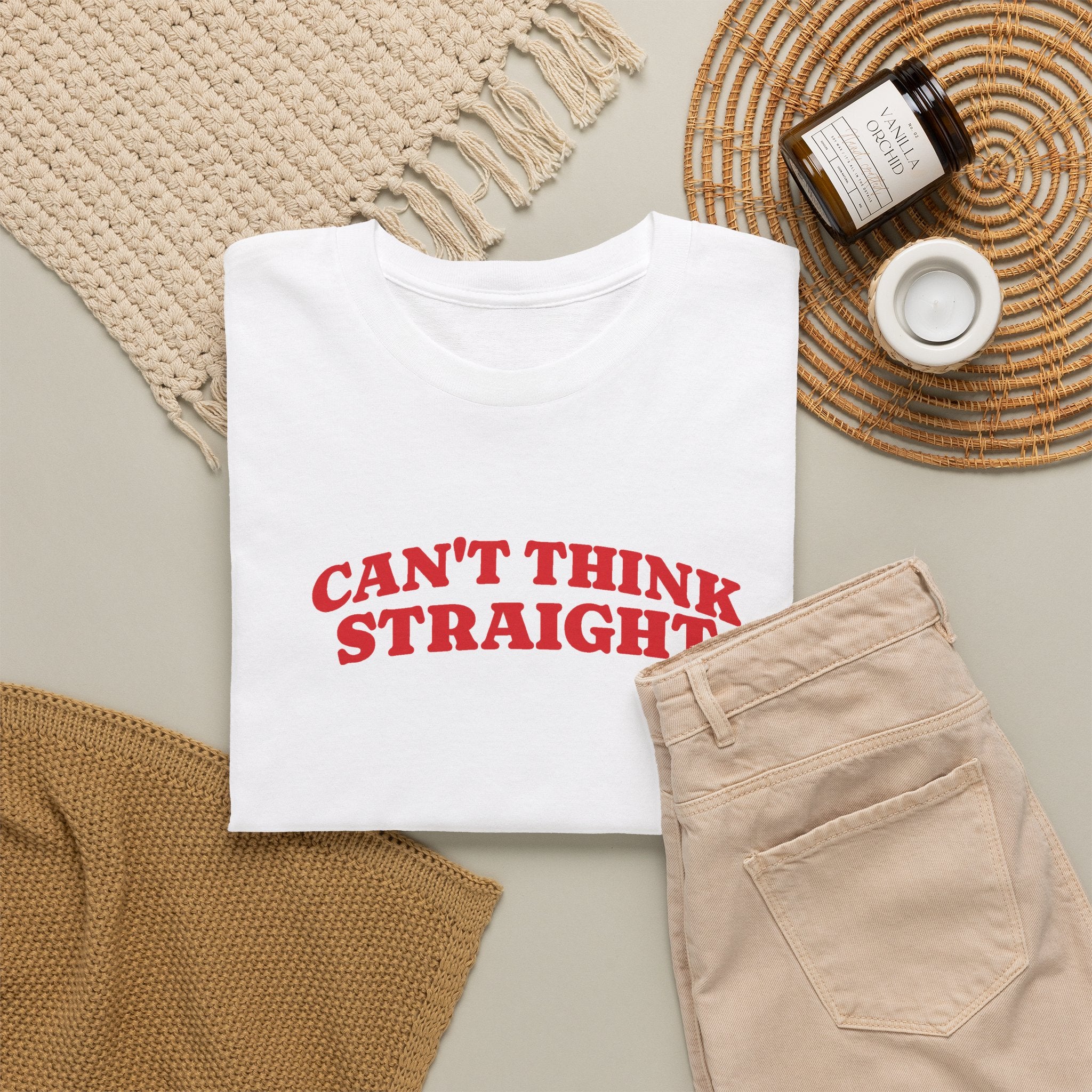 Gay Pride T-shirt -  Can't Think Straight | SkrrtShirt