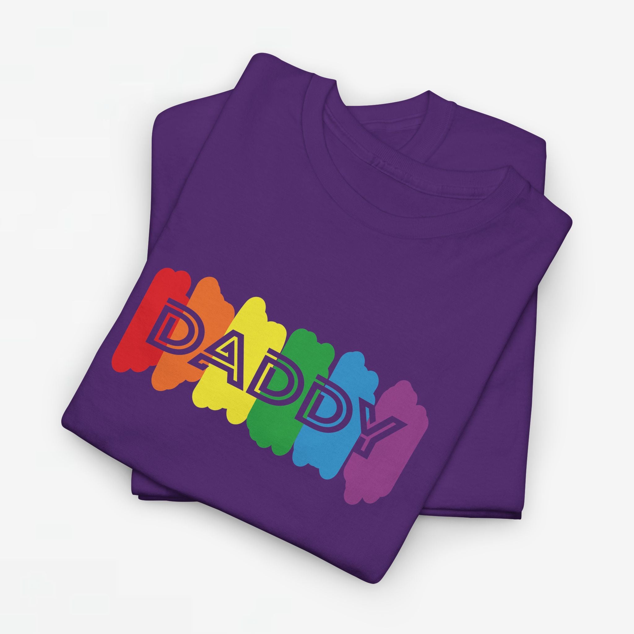 Gay Pride T-shirt - Regenboog Daddy - Oversized #64