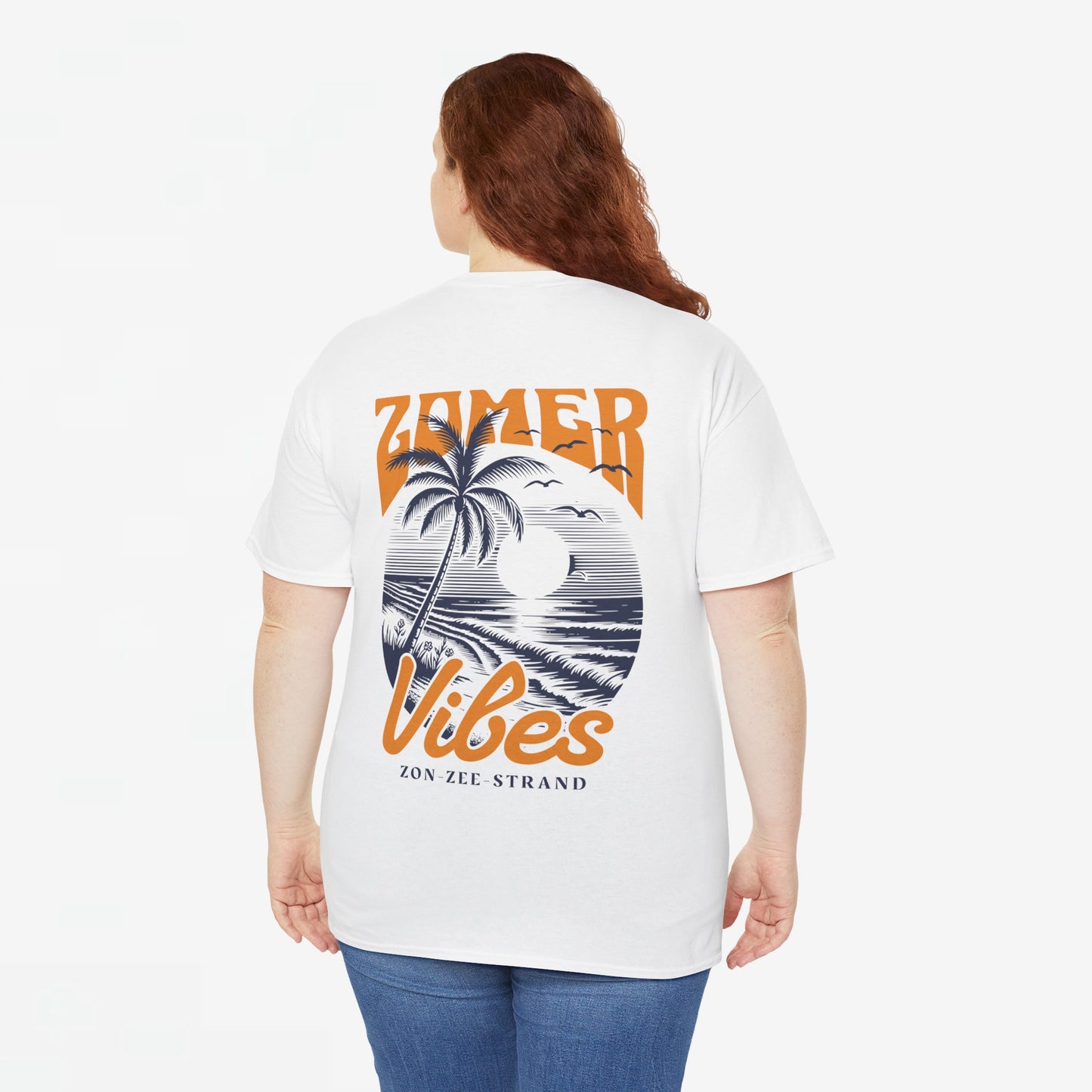 Zomer T-shirt voor Dames - Skrrtshirt Zomervakantie Oversized Tee #2- Zomer Vibes