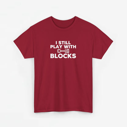 Vaderdag Papa Cadeau - T-shirt - I still play with blocks - Oversized #57