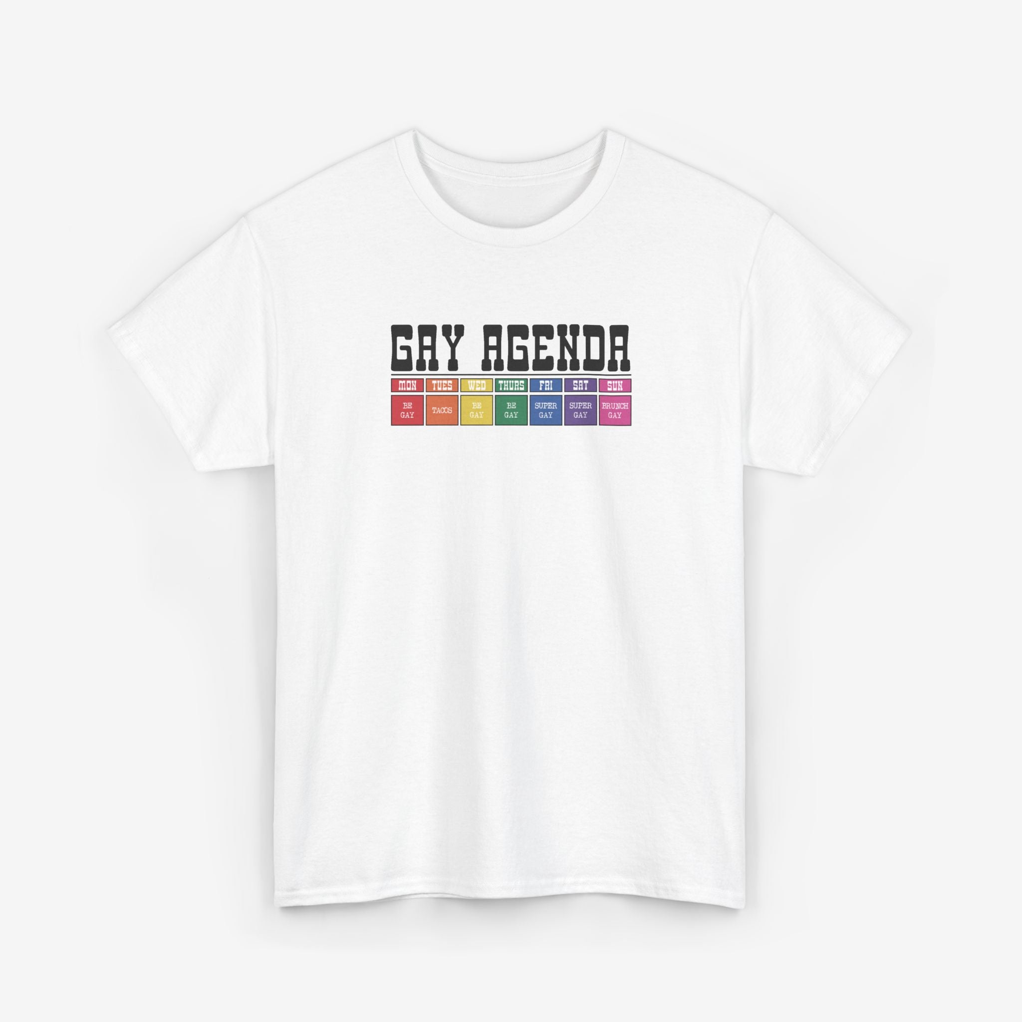 Gay Pride T-shirt - Gay Agenda | SkrrtShirt