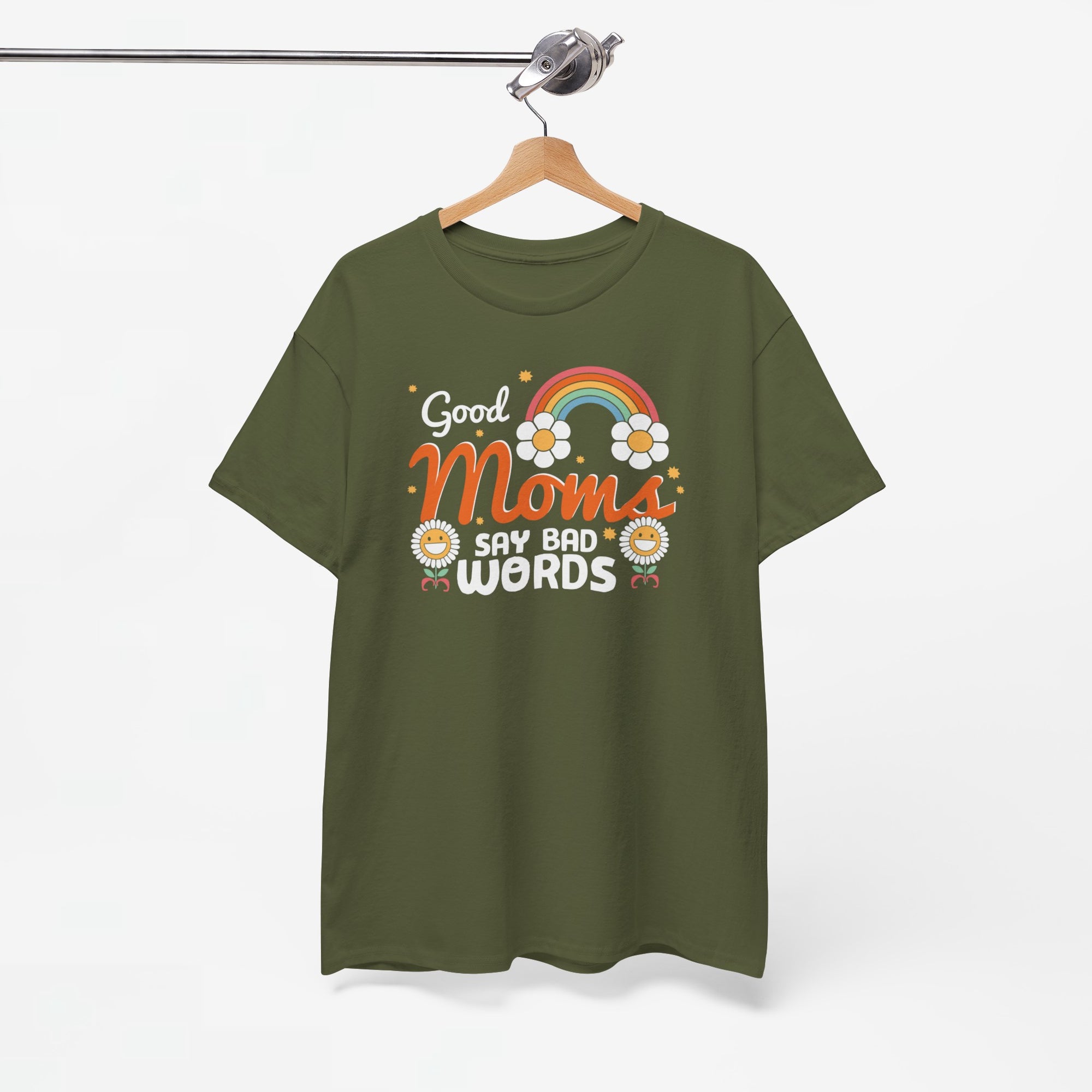Moederdag Mama Cadeau - T-shirt - Good Moms Say Bad Words - Oversized - #38