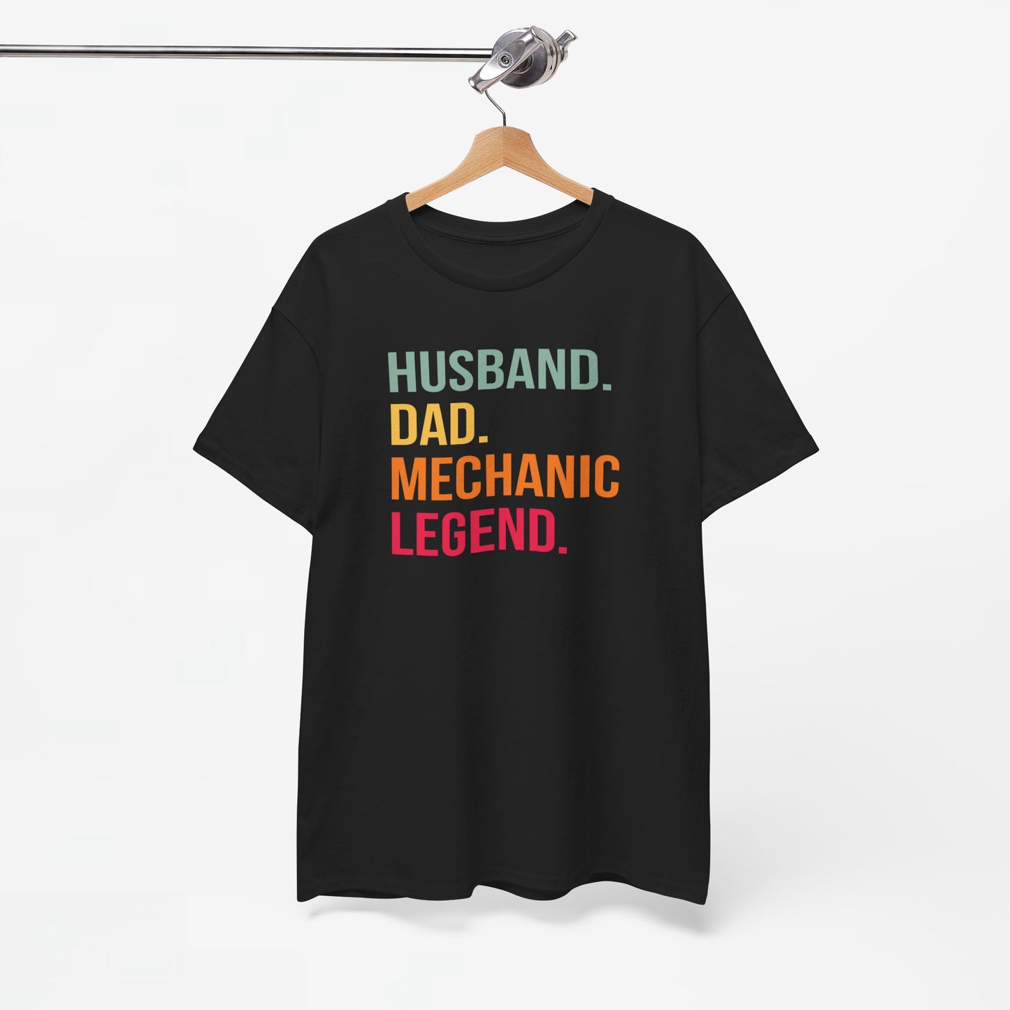 Vaderdag Papa Cadeau - T-shirt - Husband Dad Mechanic Legend - Oversized #46