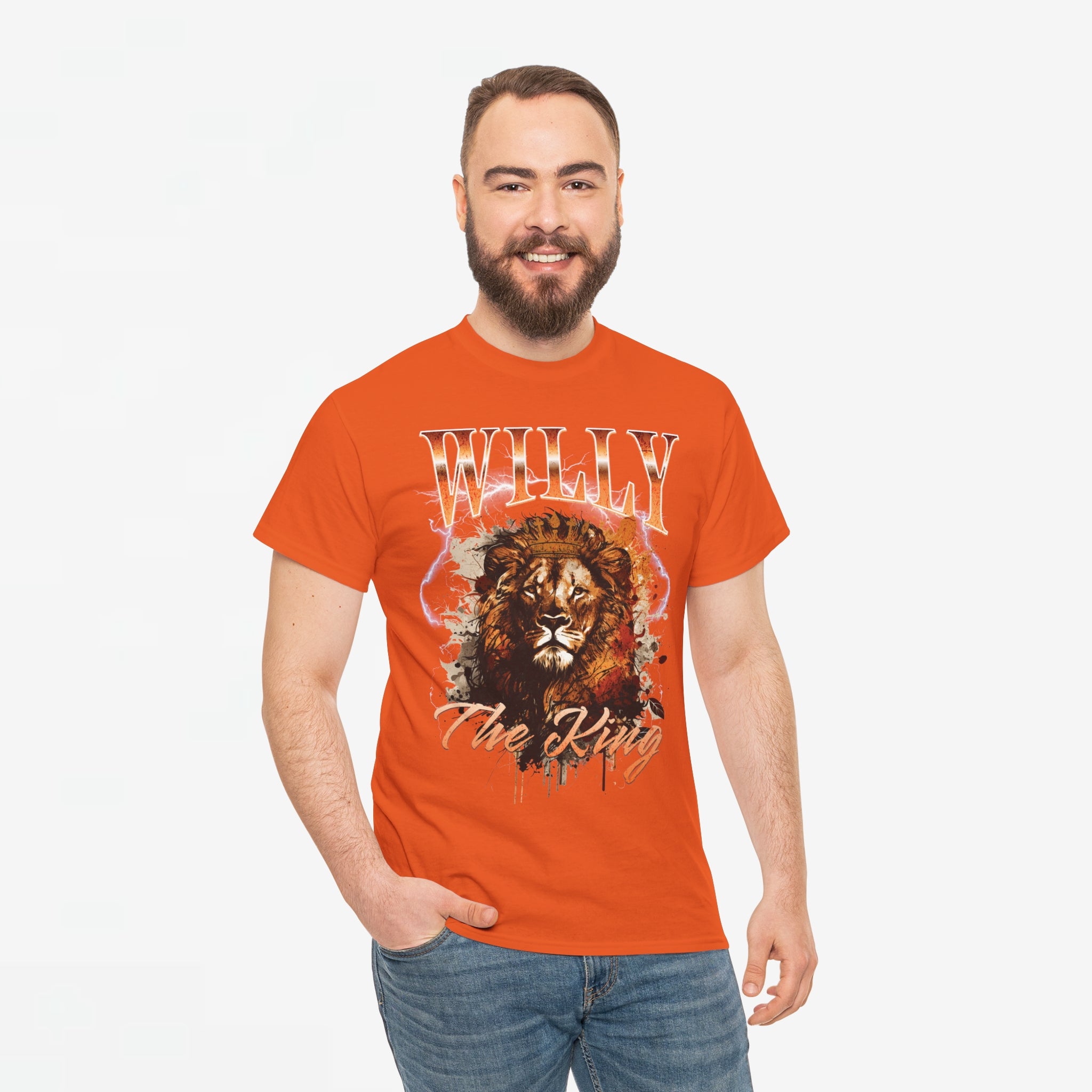 Willy The King 90s Vintage Bootleg | Front Print | Koningsdag T-shirt | Retro | Oversized