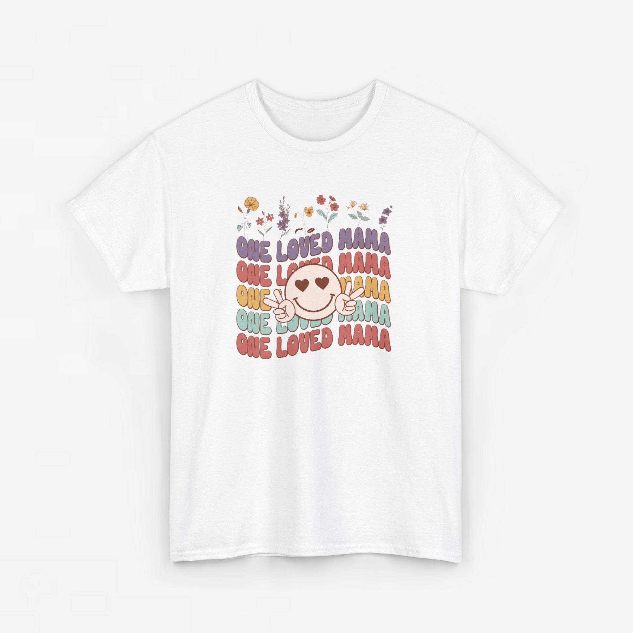 Moederdag Mama Cadeau - T-shirt - One Loved Mama - Oversized - #52