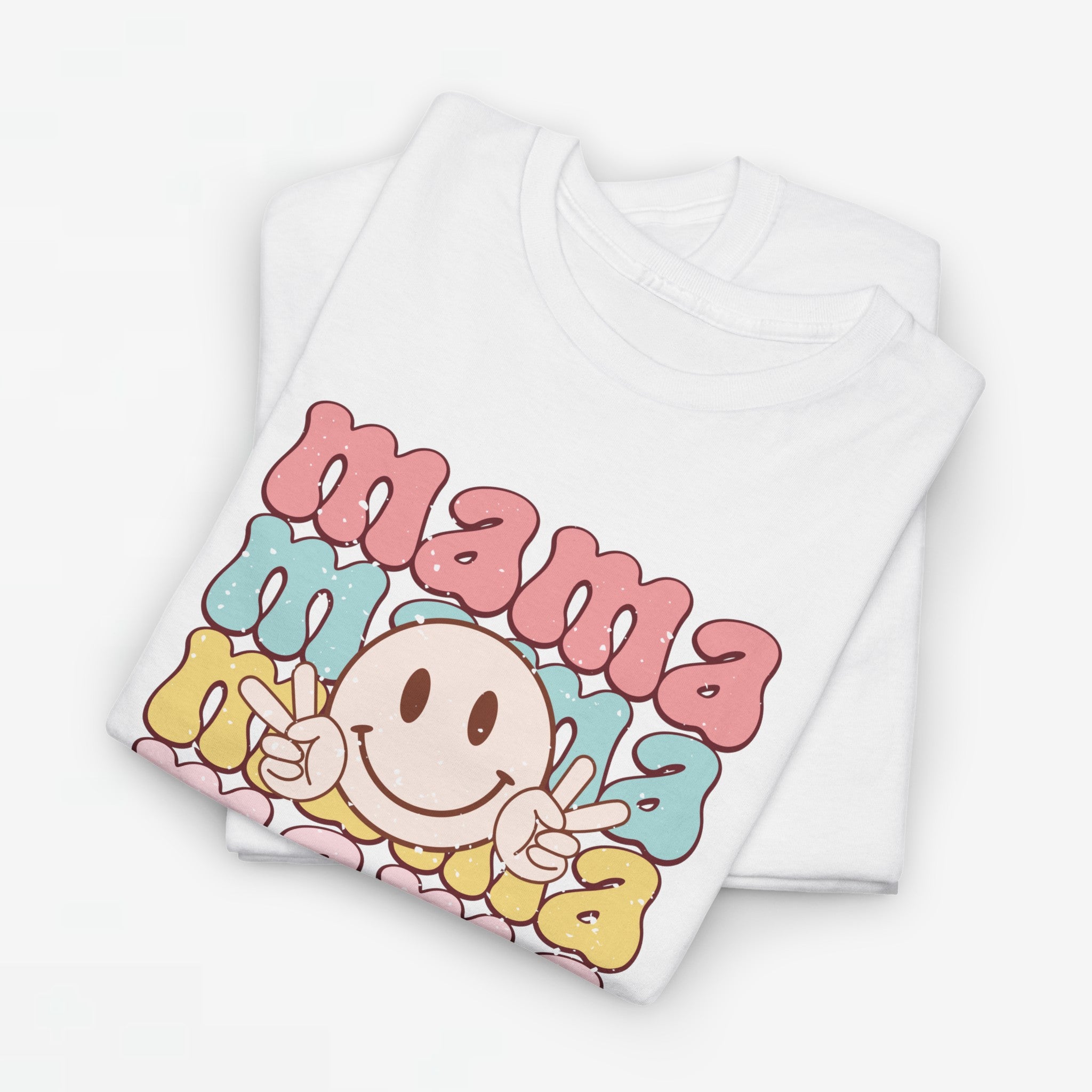 Moederdag Mama Cadeau - T-shirt - Happy Mama - Oversized - #53