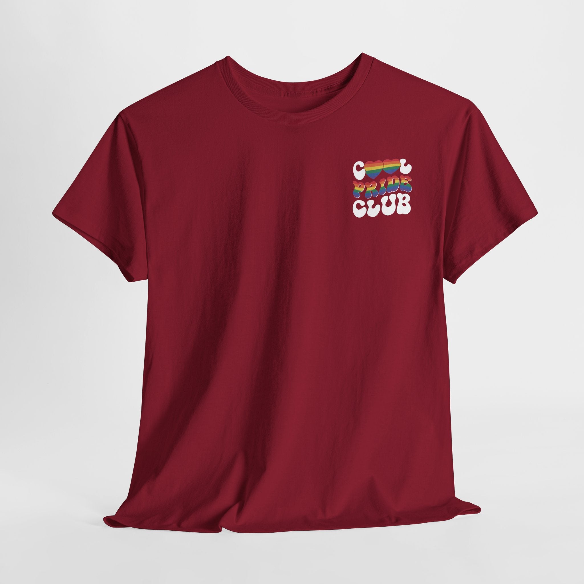 Gay Pride T-shirt - Cool Pride Club - Back Print - Oversized #21