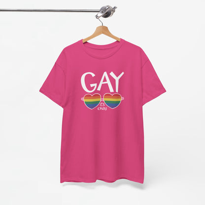 Gay Pride T-shirt - Gay It's Okay - Oversized #23