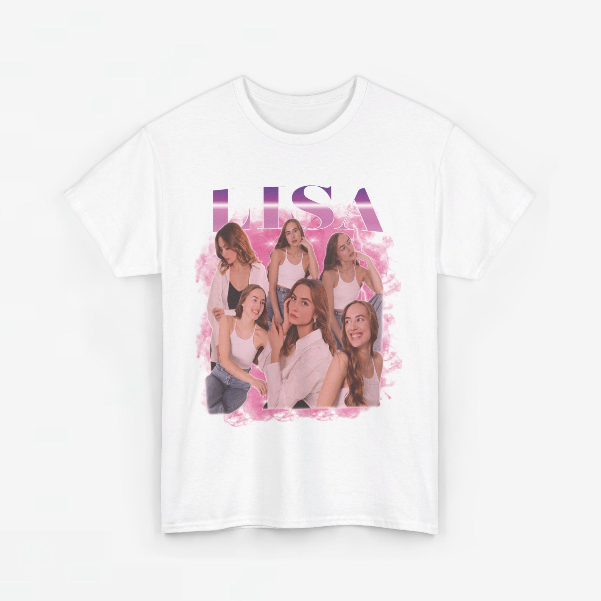Gepersonaliseerde Cadeau - Vriendin/Vrouw Foto T-shirt - Grappige 90s Bootleg Shirt