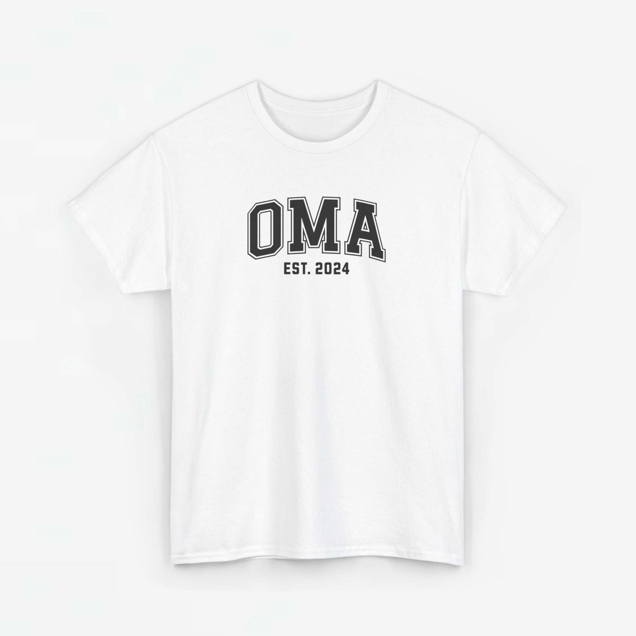 Gepersonaliseerde Moederdag Mama Cadeau - T-shirt - OMA - EST [Jaar]