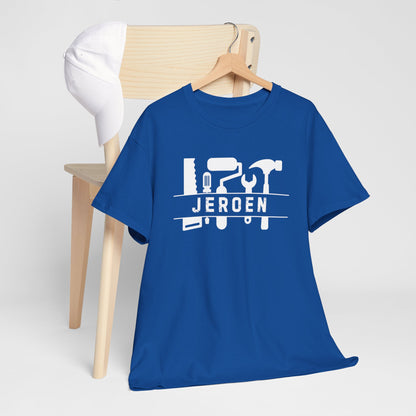 Gepersonaliseerde Vaderdag Papa Cadeau - T-shirt - Klusser Met Naam