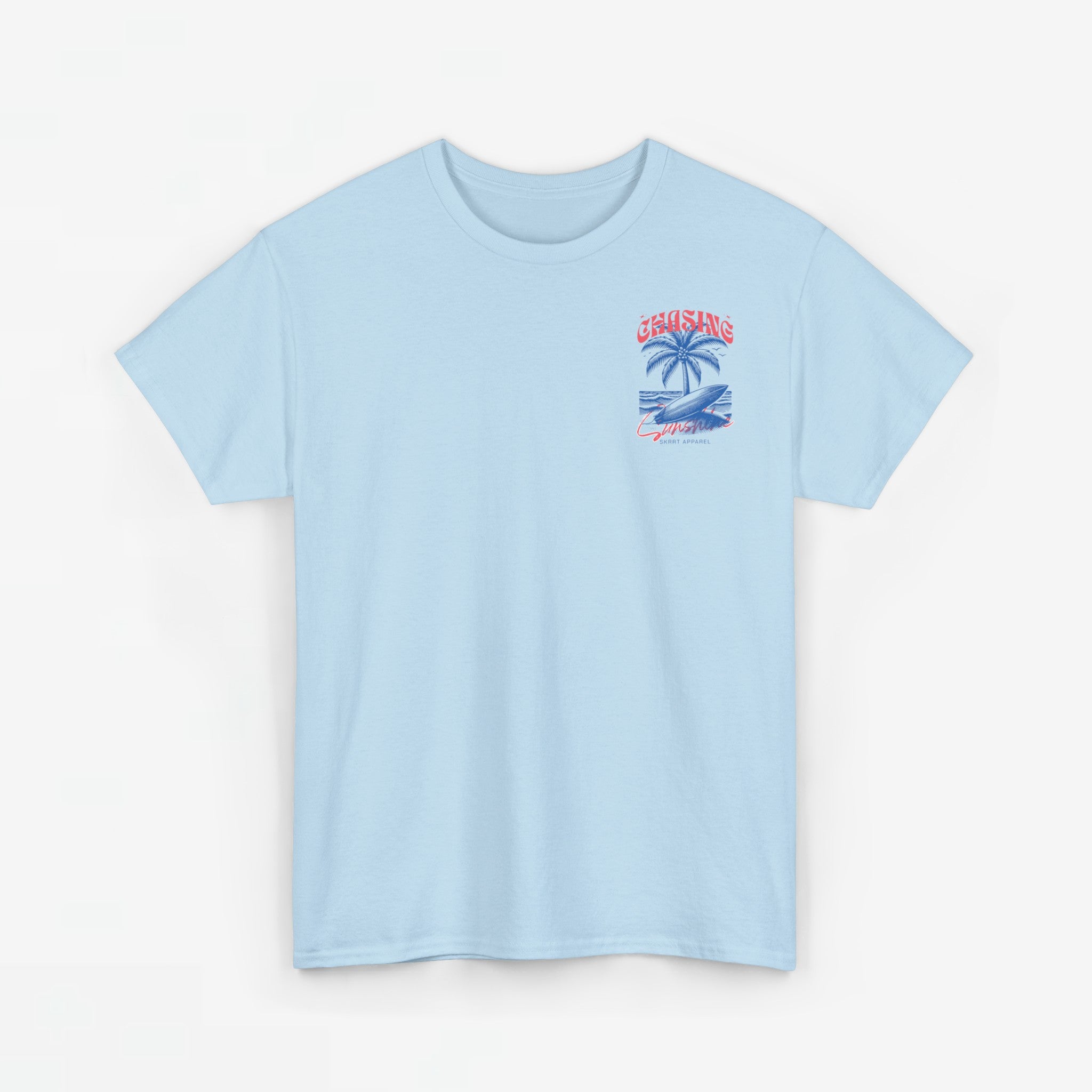 Zomer T-shirt voor Dames - Skrrtshirt Zomervakantie Oversized Tee #6 - Chasing Sunshine