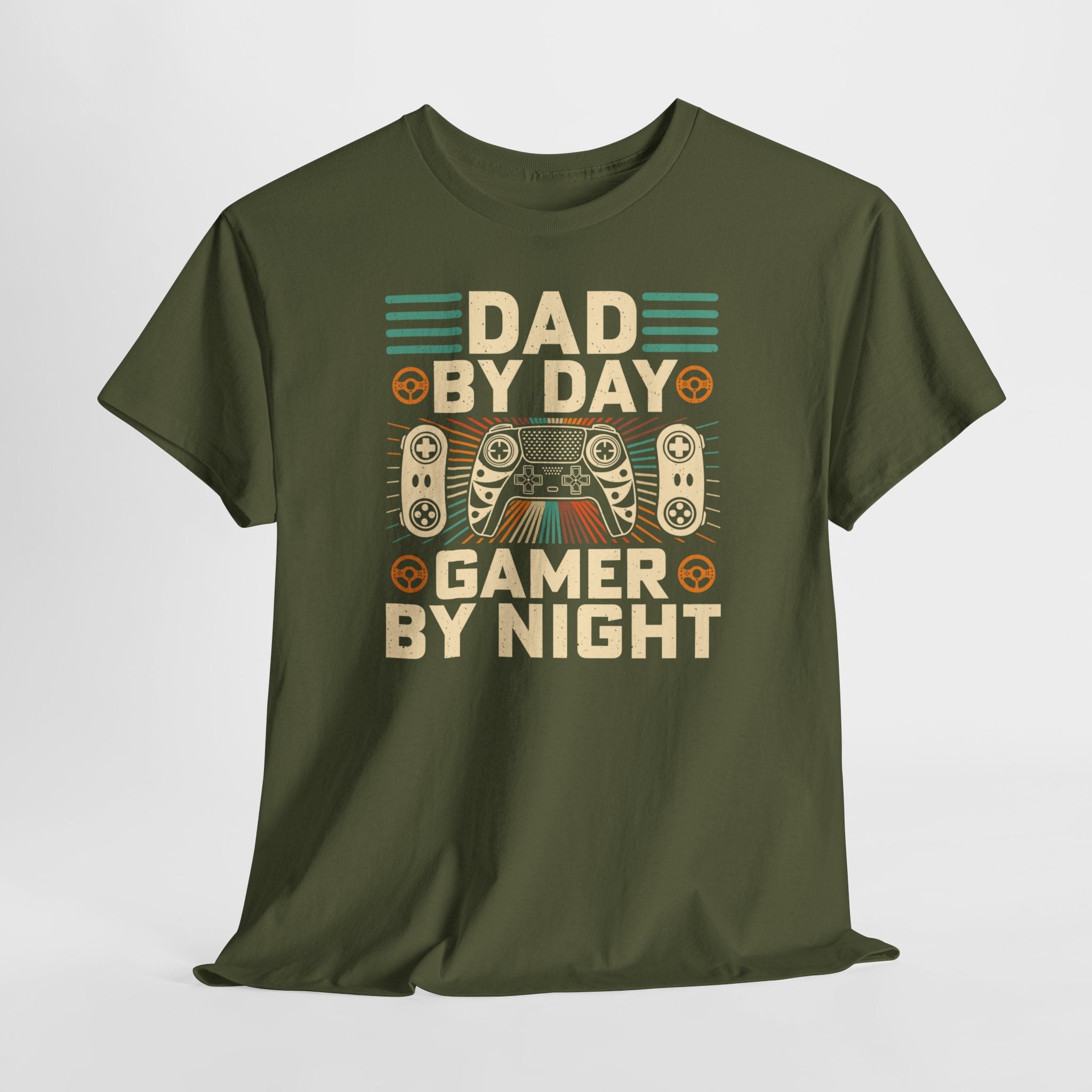 Vaderdag Papa Cadeau - T-shirt - Dad by Day, Gamer by Night - Oversized #6